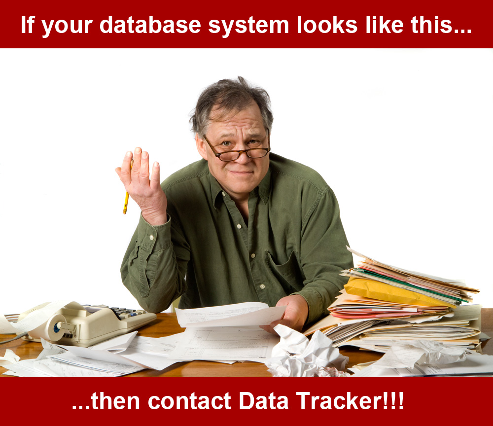 If you're not confident in your old paper-based reporting system then contact Data Tracker!